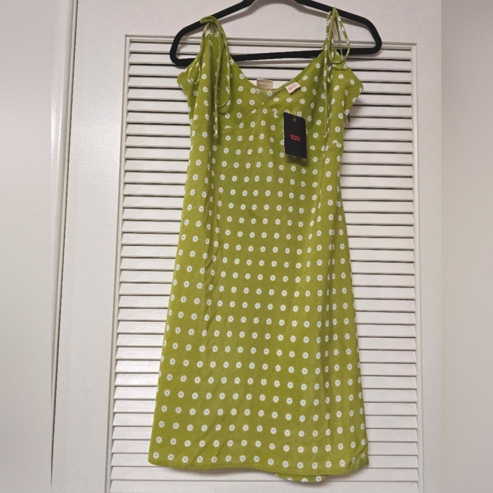Levi's - (NWT) Floral Sleeveless Lightweight Slip Dress With Shoulder Ties